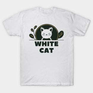 cat tama cute black cat love T-Shirt